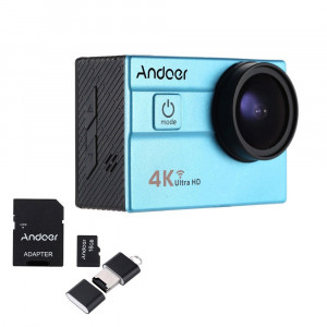 Andoer Ultra HD Action Sports Camera 2.0 LCD 16 MP 4 K 25 fps 1080P 60 fps 4 x Zoom Wifi 25 mm 173 degreés wide-lens étanch 30 m Auto DVR DV Cam Tauchen Fahrrad Aktivitäten + 16 GB 10 Class Karte Micro SD-21